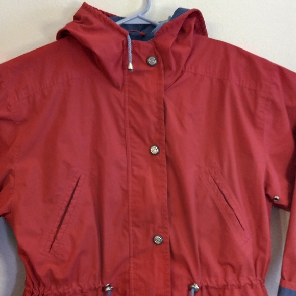 Vintage Pacfic Trail Women’s Red  Full Zip & Button Hooded Winter Jacket Size M. - Picture 3 of 12